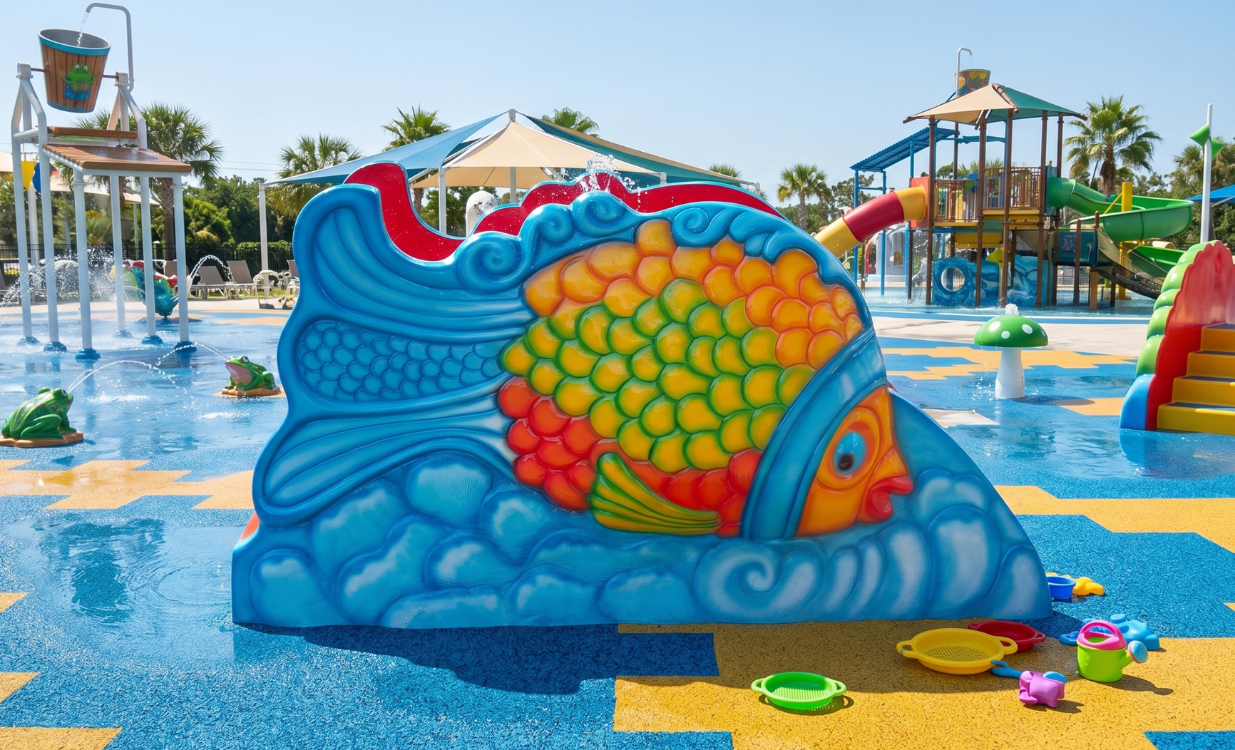 Synergy Fish Key Fish Slide | Kids Mini Slide – Synergy Waterslides